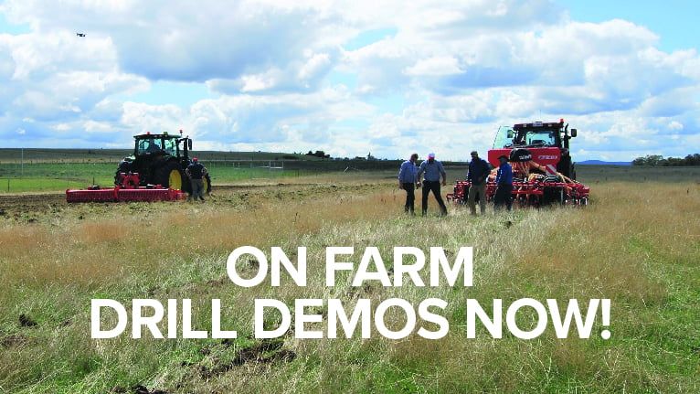 On Farm Gigante Seed Drill Demos image