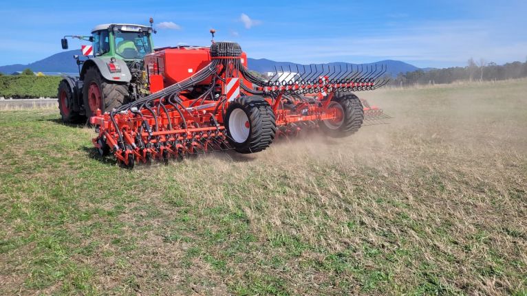 Seeding drill delivers results image