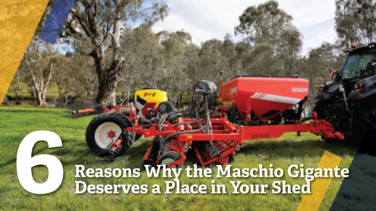 6 Reasons Why the Maschio Gigante No Till Drill Deserves a Place in Your Shed image