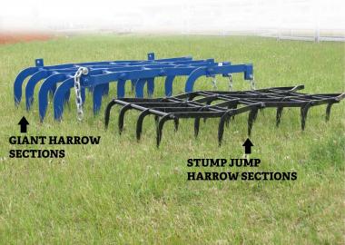 DELMADE Stump Jump Harrow Sections