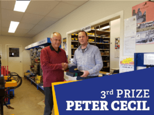 Delmade Agfest 2018 Raffle Winner - 3rd Place Peter Cecil