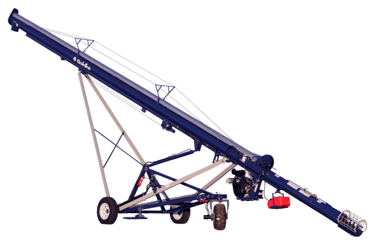 The 10" Transportable Grainline Auger is available directly from Delmade