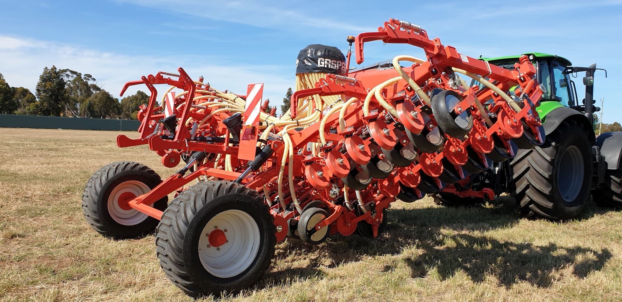 Delmade Demo Day 2019 Featured Product - The NEW Gigante Seed Drill Pressure - Pneumatic Seed Drill.
