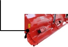 The Maschio Rotary Hoes rear levelling bonnet has a progressive sloping profile and greater width at the leading edge