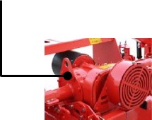 The Maschio Gaspardo Rotary Hoe gearbox has built-in speed change, resulting in the right speed, every time.