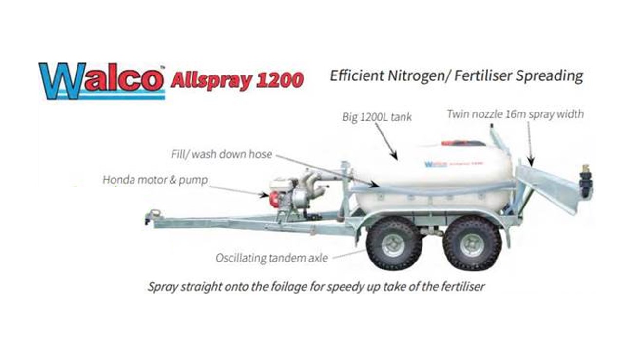 Delmade - Be Ready for Summer! The Walco liquid fert sprayer could play a role in your fire fighting/protection plan!